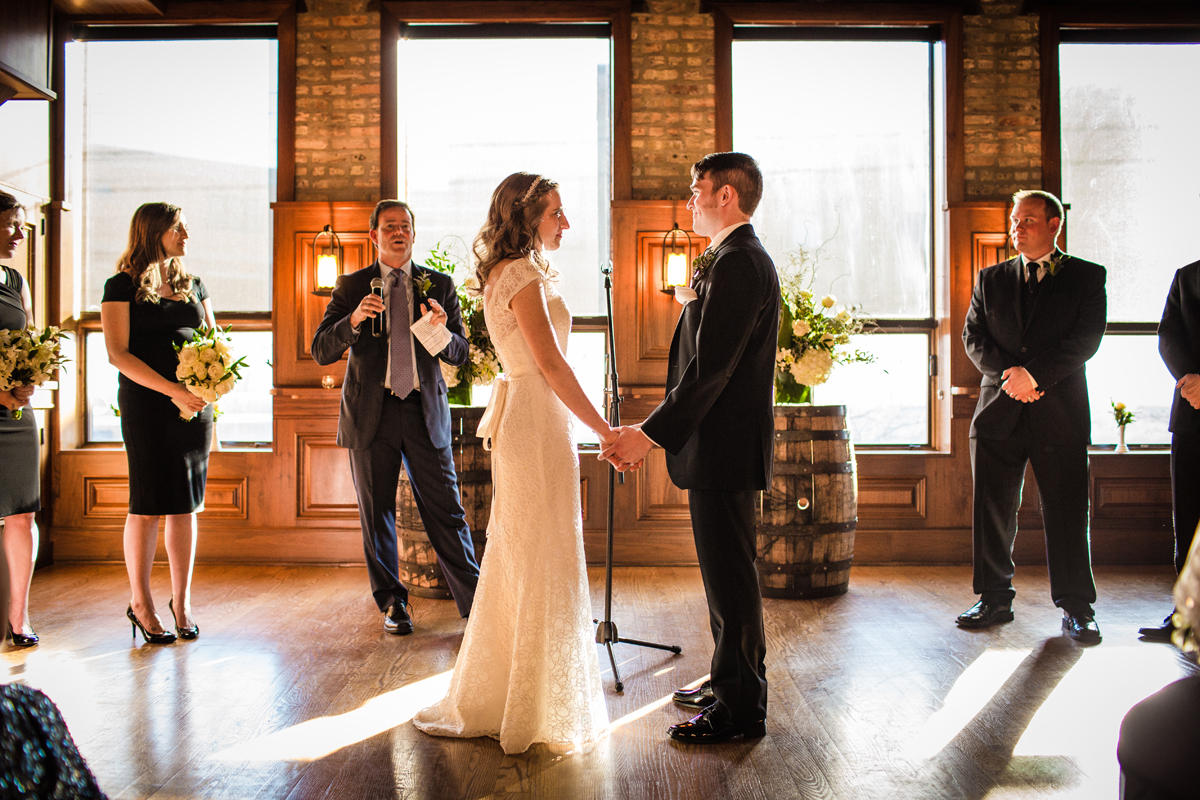 Revolution Brewing Wedding Katrina And Josh Chicago A Wedding Ceremony At Revolution Brewing