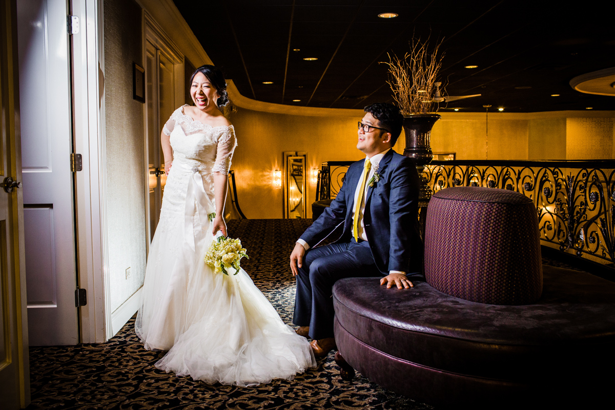 Hye Young And Sung Ho Wedding Bride And Groom Portrait At The Seville In Streamwood